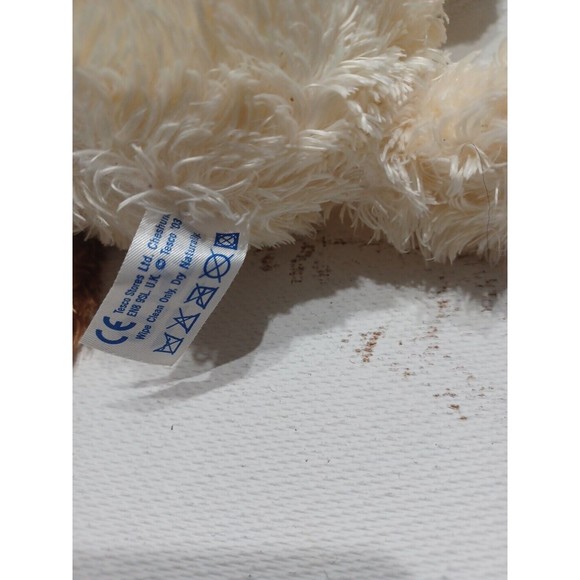 Tesco Cream & Brown Floppy Dog  Floppy Stuffed Animal Plush Toy United Kingdom - Picture 5 of 7